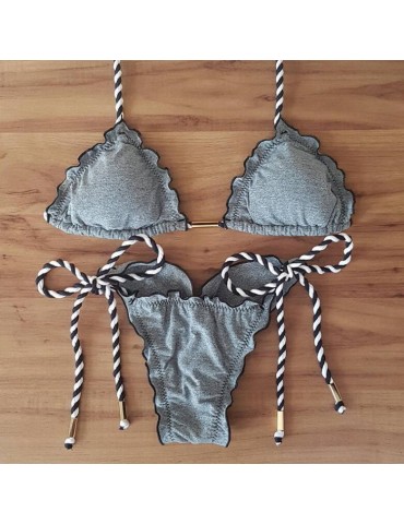 Ultra Comfy Grey Bikini