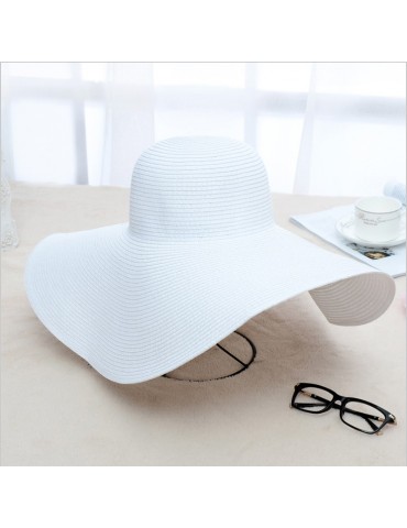 Signature BC White Wide Brim Hat